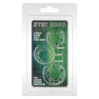 STAY HARD - THREE RINGS - CLEAR