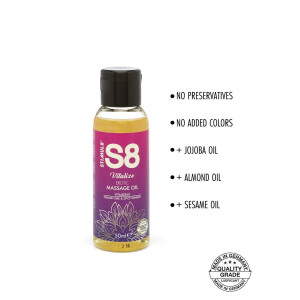 S8 Massage Oil 50ml Lime Spicy Ginger